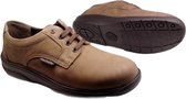 Mobils by Mephisto CASSEN veterschoen voor BREDE VOETEN - Taupe - 45 (10.5 UK)