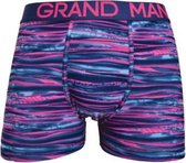 Heren boxershorts Grandman  3pack katoen met bamboe  gestreept  roze XXL