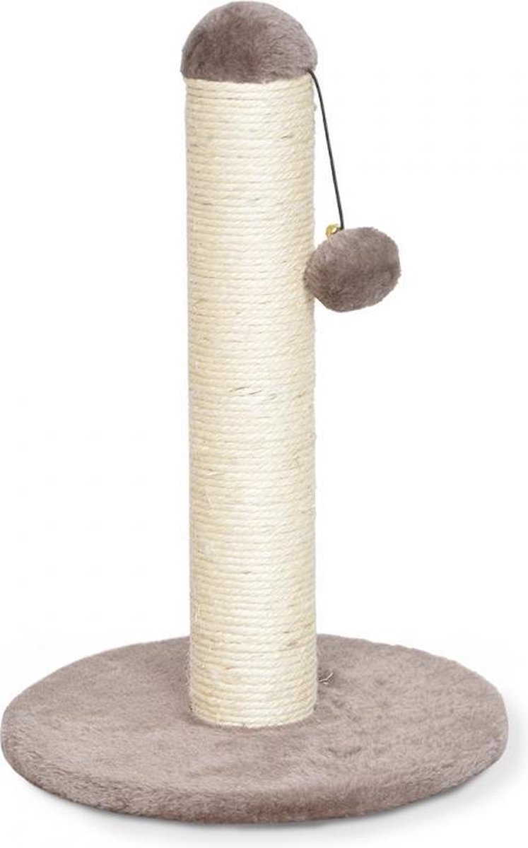 Duvo+ Krabpaal becky Taupe 29x29x40cm Duvo+ Krabpaal becky Taupe 29x29x40cm