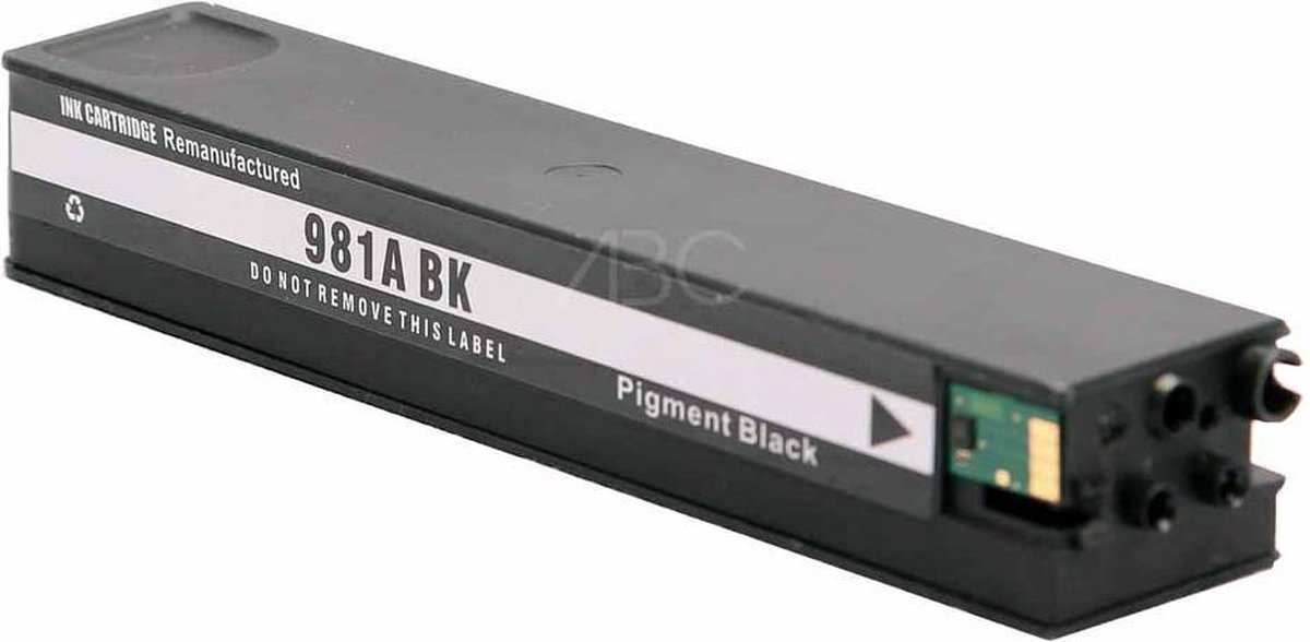 Image of ABC huismerk inkt cartridge geschikt voor HP 981X zwart voor HP Pagewide Enterprise Color 550 Series 556dn 556dna 556xh 556xha HP Pagewide Enterprise Flow MFP 580 586 586dn 586dna 586f 586fda 586z 586z