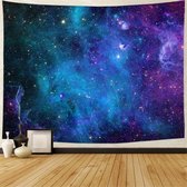 Ulticool - Natuur Galaxy Heelal Planeten Zonnestelsel - Wandkleed - 200x150 cm - Groot wandtapijt - Poster