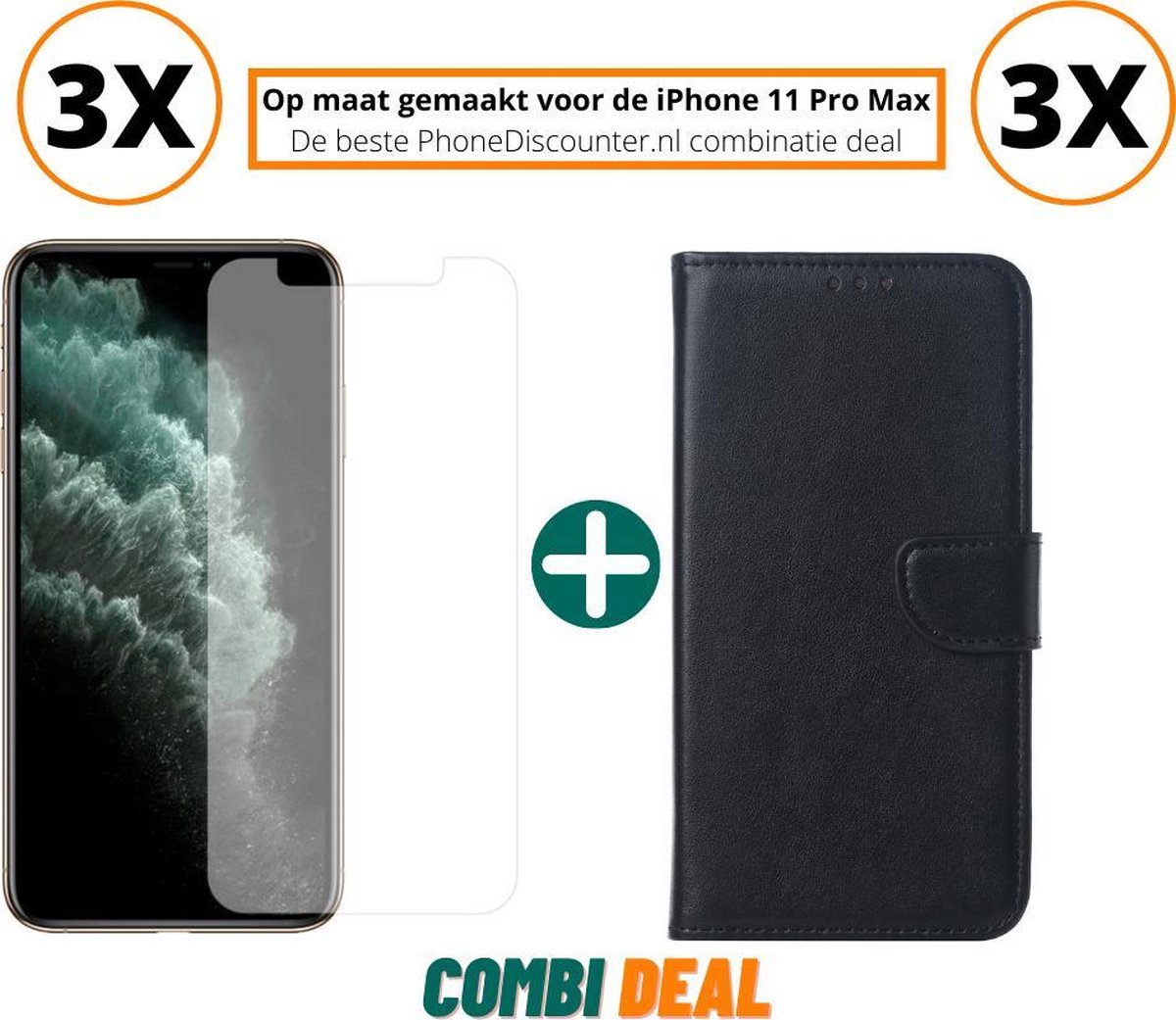 iphone 11 pro max cover case | iPhone 11 Pro Max A2220 full body cover 3x | iPhone 11 Pro Max stand case zwart | 3x hoes iphone 11 pro max apple | iPhone 11 Pro Max beschermhoes + 3x iPhone 11 Pro Max gehard glas screenprotector