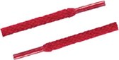 Cordial - schoenveters - rood grof rond geweven - veterlengte 90 cm 5-7 gaatjes