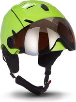 Skihelm, snowboard helm dames heren met vizier L hoofdomtrek 59-60cm