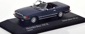 Mercedes-Benz 350SL ( R107 ) 1974 Blauw Metallic 1-43 Minichamps Limited 500 Pieces