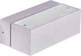 Berla modern opbouwarmatuur - Geborsteld alu - Max. 10W - R7S - 230V-50Hz - IP20 - Incl. Lichtbron - Verlichting - Sfeer verlichting