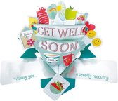 Carte de vœux 3D Pop-up avec enveloppe – Get Well Soon
