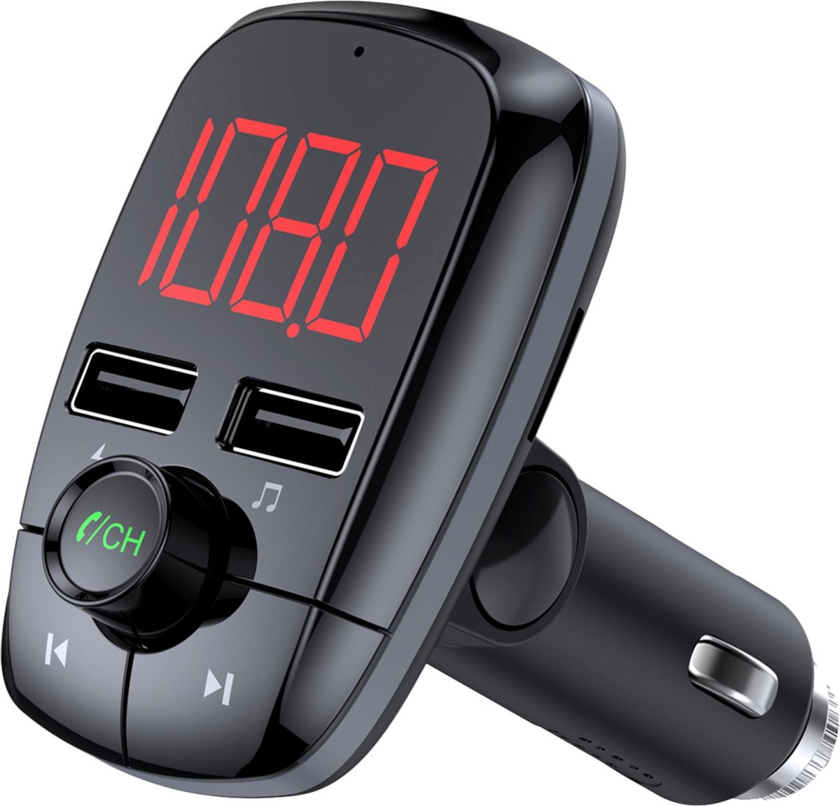 Bluetooth Receiver FM Transmitter Autoradio Adapter Auto Accessories - Draadloze Carkit - USB Lader