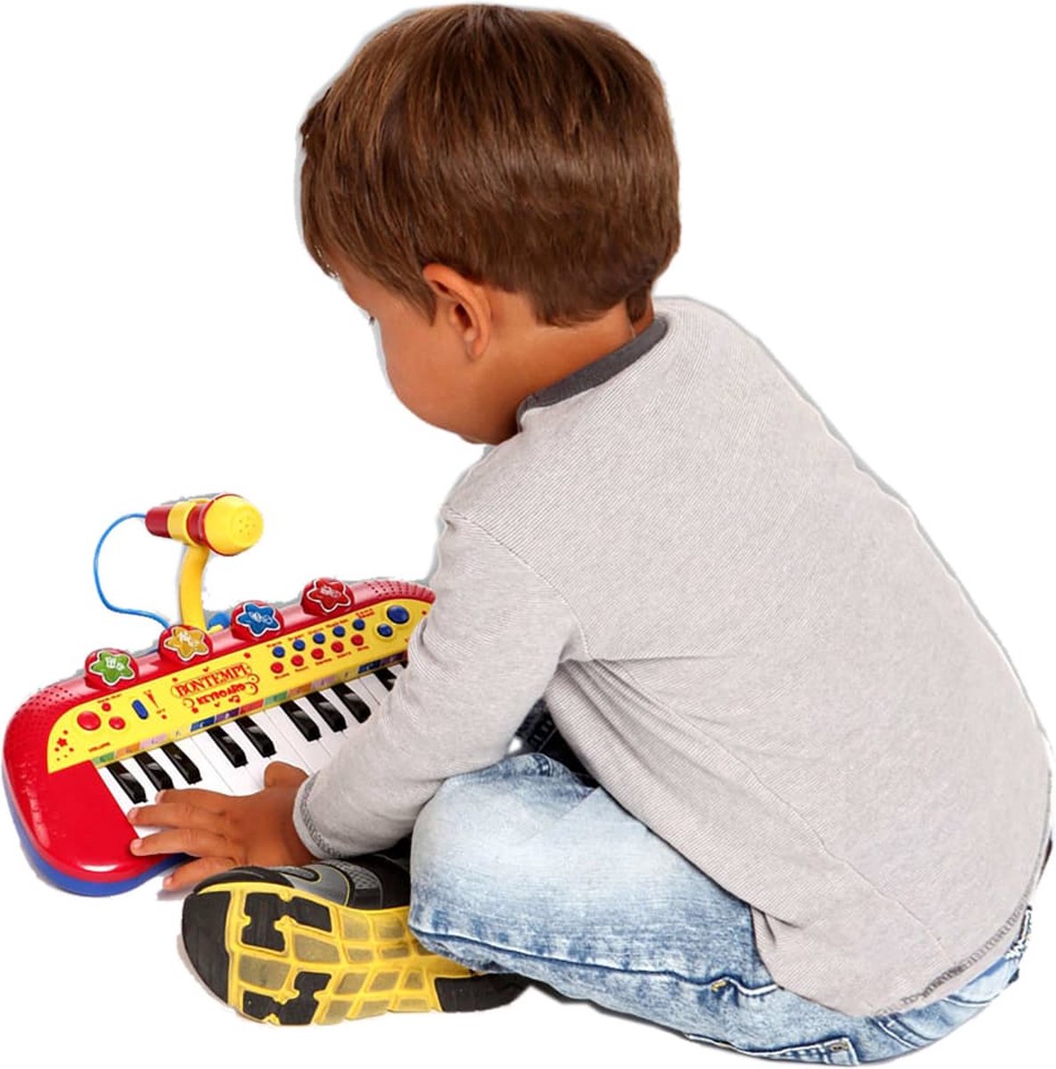 Bontempi Spa Elektrische Keyboard Speelgoedinstrument Met microfoon