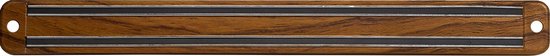 Krumble Messenmagneet - Magnetische messenstrip wand - Magneetstrip voor messen - Messenblok - Messenhouder - Messenopberger - Messenmagneetstrip - Ophangmagneet - Hout - 1,2 x 33,5 cm (lxb) - Bruin