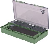 X2 Carpbox - Karper opberg box - 9-delig - Tackle box - Groen
