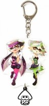 Splatoon Acrylic and Rubber Keychain - Squid Sisters