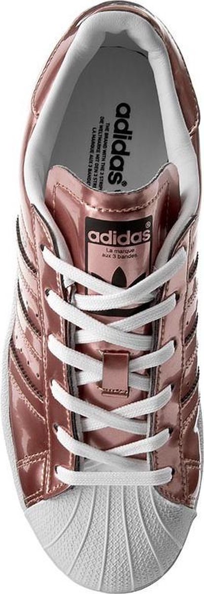 Adidas Originals Superstar sneakers wit/koper - Schoenen.nl
