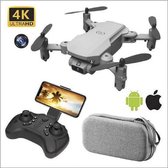 Bol.com Mini Drone 4K HD Camera - XKJ -Foto-Video-WiFi- 3 accu's -Inklapbaar en met gratis opbergtas aanbieding