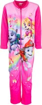 Paw Patrol onesie - roos - Maat 110 - 116 / 5 - 6 jaar