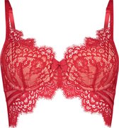 Hunkemöller Dames Lingerie Voorgevormde longline beugel bh Marilee  - Rood - maat A75