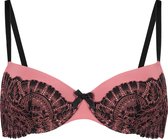 Hunkemöller Dames Lingerie Voorgevormde beugel bh Coco  - Roze - maat C70