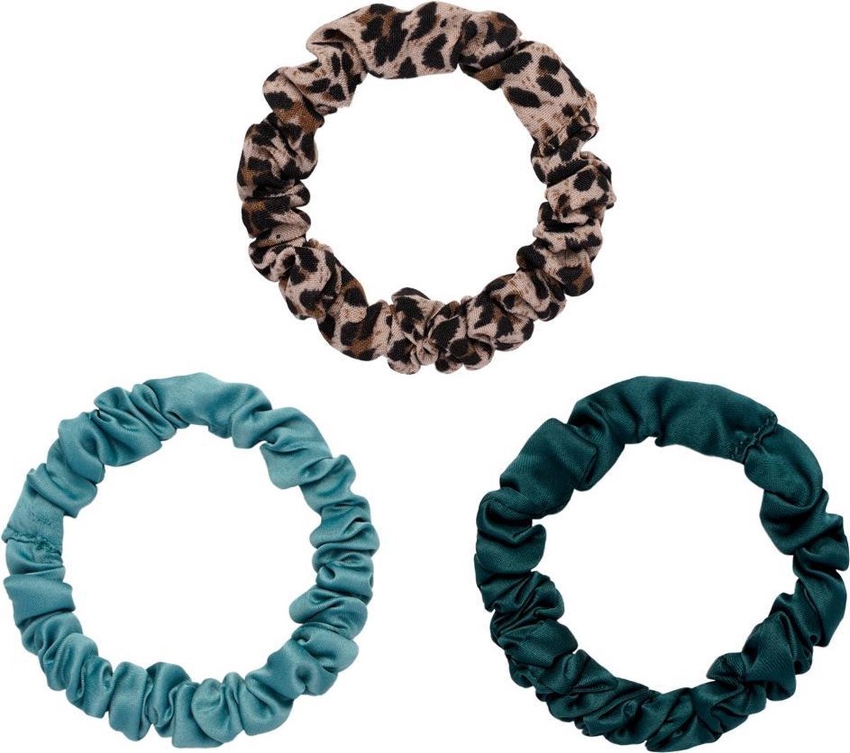 Mini Haarwokkel Scrunchies - 3 Stuks - 3 Kleuren - Scrunchie Haarelastiek - Strakke Haar Elastiek - Wokkel Scrunchie - Haaraccessoires - Dames Meisjes - Haarsieraad