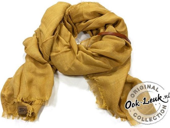 Écharpe en lin Jeunesse ocre