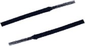Cordial - Schoenveters - donkerblauw dun rond fijn - veterlengte 70 cm 4-6 gaatjes