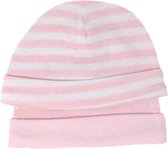 2-pack Baby Beanie Mutsjes | 100% katoen | 0-3 mnd