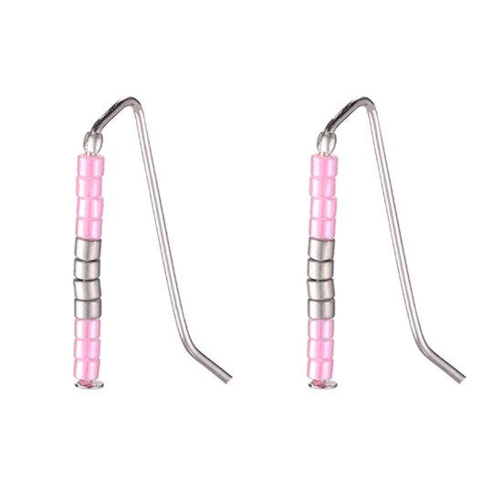 Damesdingetjes - Earlines - Roze, zilverkleurig - Ear climbers - Creëer de perfecte ear party!