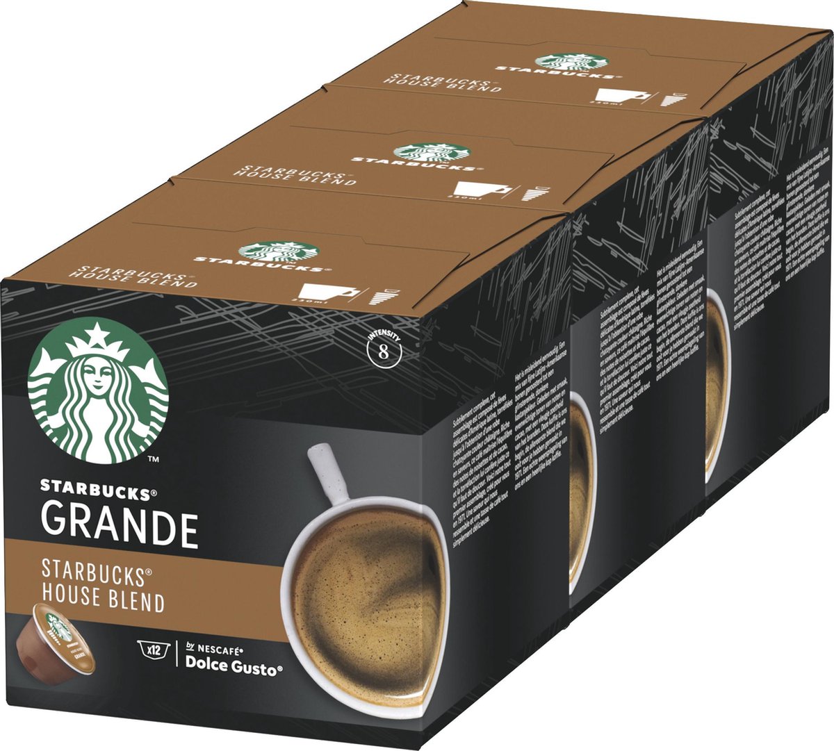 Starbucks by Dolce Gusto House Blend Medium Roast capsules - 36 koffiecups  | bol.com