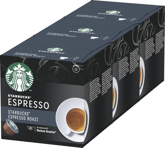 Starbucks by Dolce Gusto Espresso Dark Roast capsules - 36 koffiecups - Starbucks