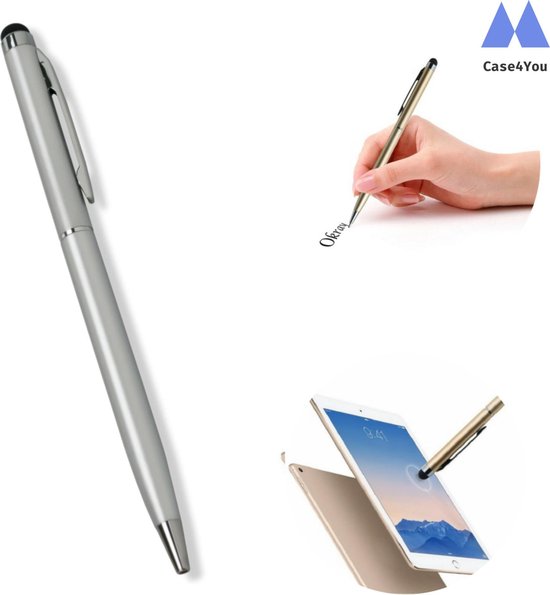 Stylet 2 en 1 avec stylo bille pour iPad | Samsung Galaxy | Tablette |  Trust Stylus... | bol