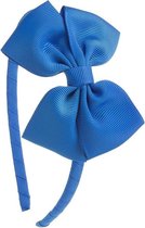 Diadeem kinderen - Diadeem meisje met grote blauwe strik