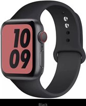 Sport Band Zwart geschikt voor Apple Watch