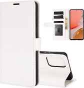 Samsung Galaxy A72 hoesje - Wallet bookcase - Wit - GSM Hoesje - Telefoonhoesje Geschikt Voor: Samsung Galaxy A72