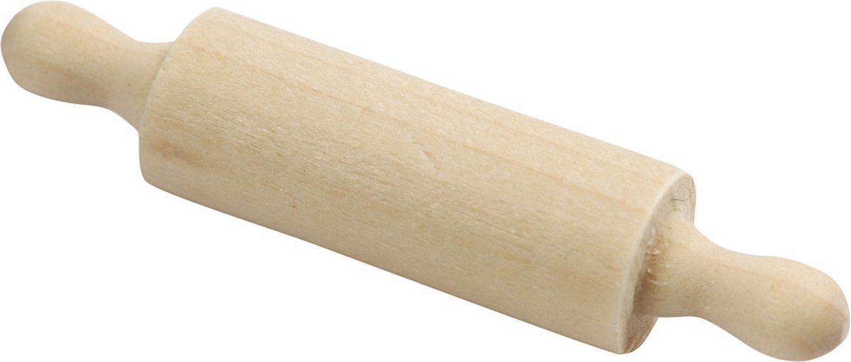 Geroosaty Houten Mini Deegroller 6 Inches Lange Keuken Bakken Deegroller Klein Houten Deeg Voor Kinderen Fondant Pasta