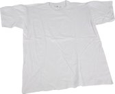 T-shirts, B: 42 cm, afm 9-11 jaar, ronde hals, wit, 1 stuk