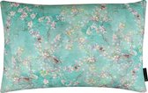 Sierkussen - Birdy Lin Green - Groen En Turquoise - 60 Cm X 40 Cm