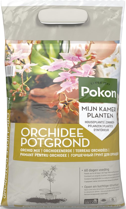 Pokon Orchidee Potgrond - 5l - Potgrond (Orchidee) - 60 dagen voeding