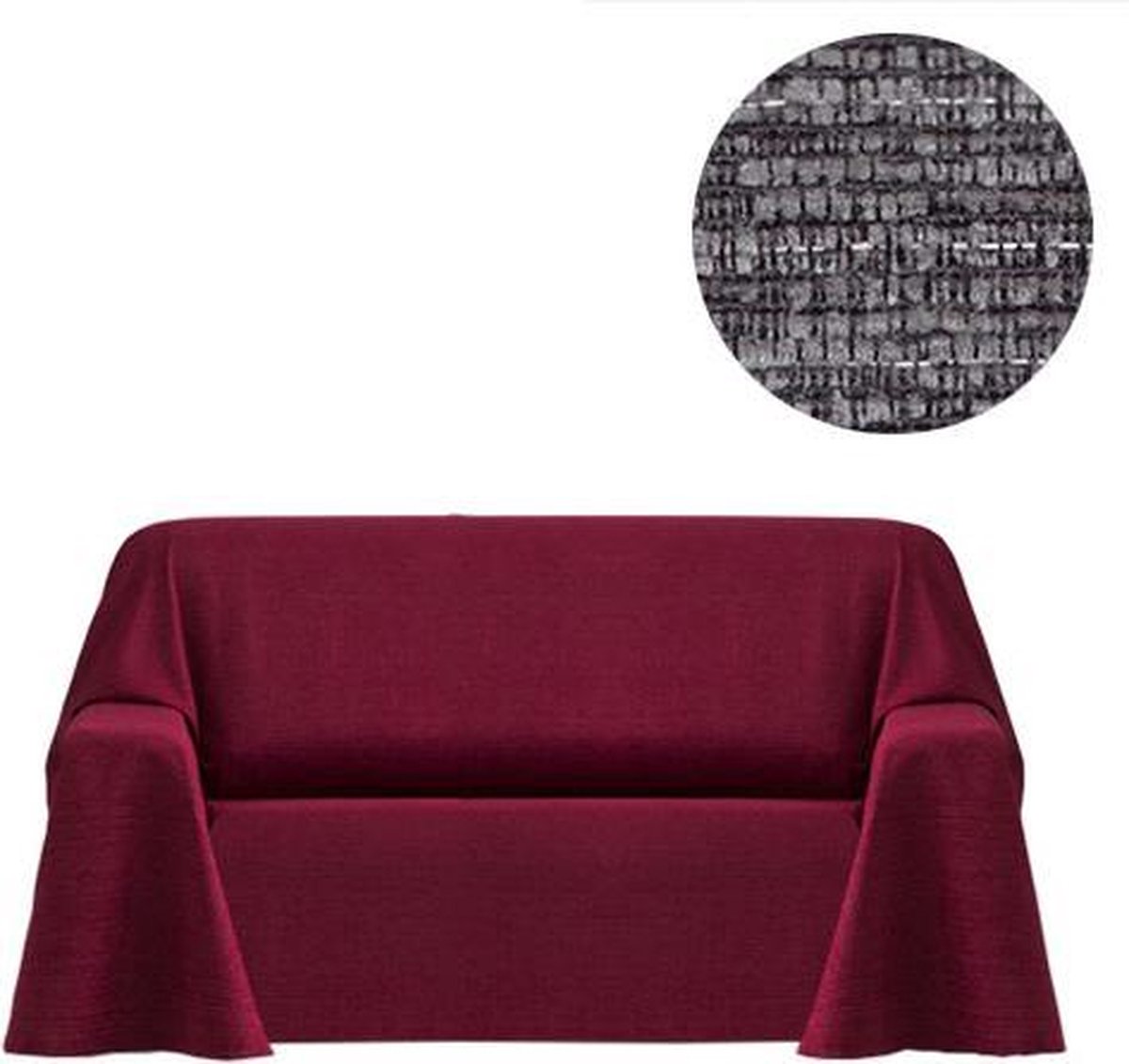 Foulard Kioto - 240cm - 270cm breed - Grijs