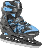 Roces - Jokey ice 3.0 - Verstelbare schaatsen - Maat 34-37 - Zwart - Blauw - IJshockeyschaats voor kinderen