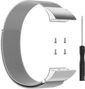 Luxe Milanese Loop Armband Geschikt Voor Garmin Forerunner 35/30/35J/30J Horloge Bandje - Metalen iWatch Milanees Watchband Polsband - Stainless Steel Mesh Watch Band - Horlogeband