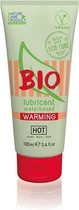 HOT BIO Warming Waterbasis Glijmiddel - 100 ml - Waterbasis - Vrouwen - Mannen - Smaak - Condooms - Massage - Olie - Condooms -  Pjur - Anaal - Siliconen - Erotische - Easyglide