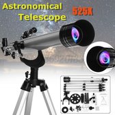 telescoop tot 525x vergroting met een aluminium statief