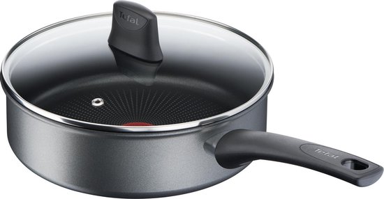 Tefal Easy Chef - Hapjespan - Ø24 cm - Inclusief Deksel - Geschikt voor Inductie - Anti-aanbaklaag