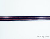 Sierband blauw rood wit randje - fournituren - sierlint - hobbylint - 2 meter -