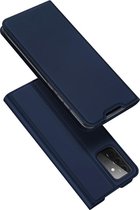 Dux Ducis - Pro Serie Slim wallet hoes -Geschikt voor Samsung Galaxy A72 - Blauw
