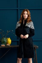 Penye Mood - Fluwelen Jurk Voor Dames /Loungewear - XXL