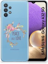 Telefoonhoesje Samsung Galaxy A32 5G TPU Siliconen Hoesje Boho Text