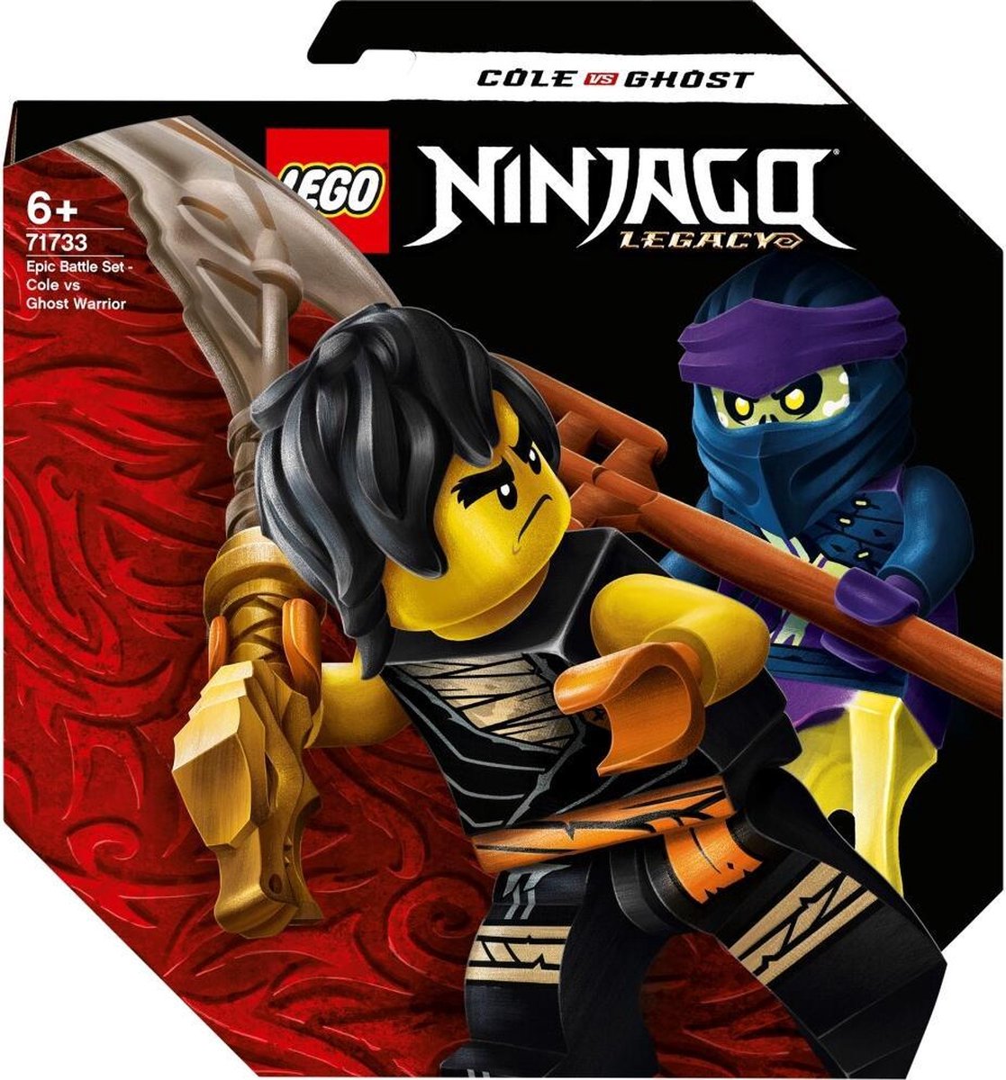 LEGO NINJAGO 71733 Set de bataille épique - Cole contre le guerrier fantôme  | bol.com