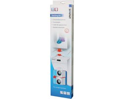 Scanpart tussenstuk voor wasmachine en droger - Geschikt voor AEG Bosch LG Miele Samsung Siemens Zanussi Whirlpool - Stapelkit - Compacte verpakking - Universeel