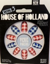 Elegant Touch House Of Holland Kunstnagels Picnic Pincers 24 stuks+Lijm