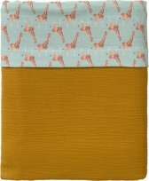 Cottonbaby - wieglaken - Cottonsoft - Giraf Groen - 75 x 90 cm
